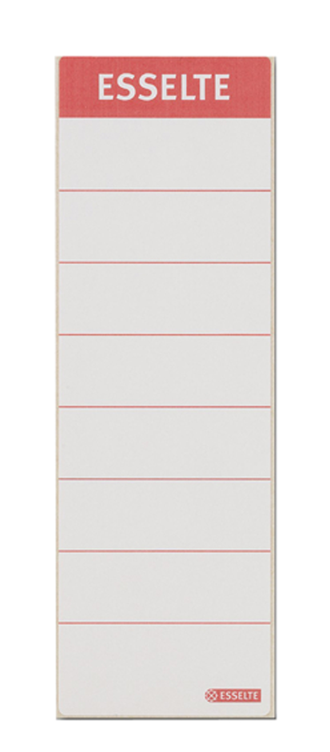 Esselte Etiquette pour dos de classeur, 60 x 190 mm, blanc