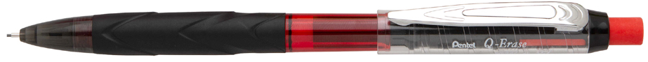 Pentel Porte-mines Q-Erase, 0,5 mm, noir/rouge