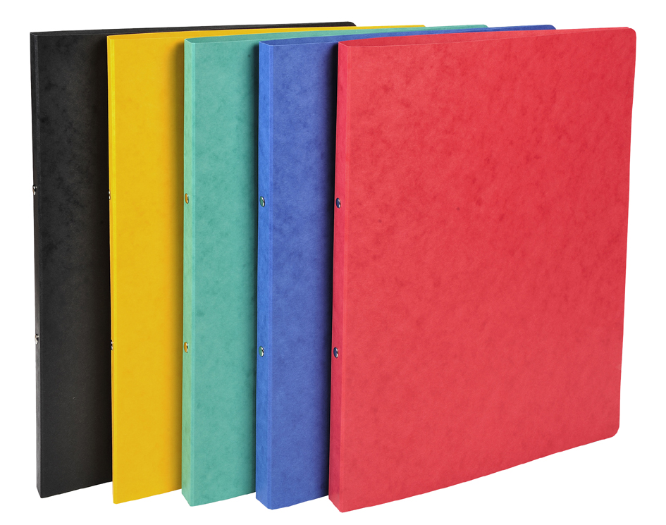 EXACOMPTA Classeur carton, 2 anneaux, A4, assorti