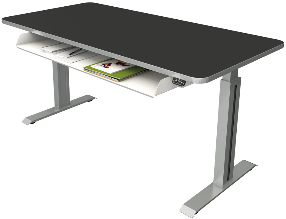 Visuel de référence : Bureau assis/debout "Move 1 Style" avec rangement en option