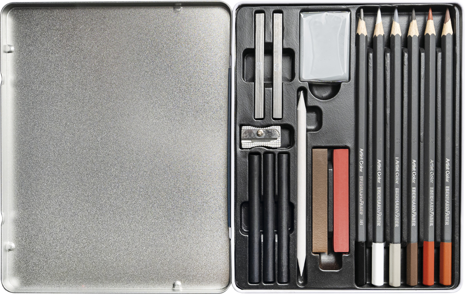 Kit de dessin Artist Color, ouvert