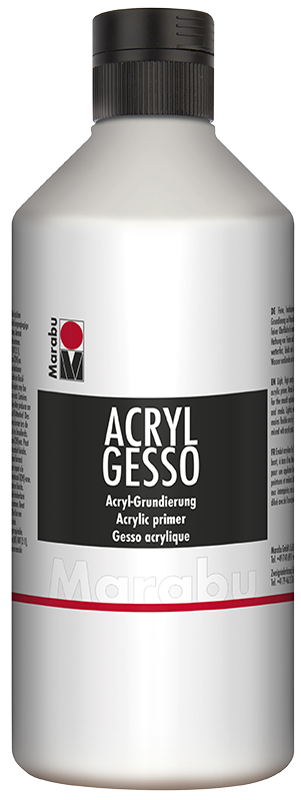 Marabu Apprêt acrylique 'Acryl Gesso', 500 ml, blanc