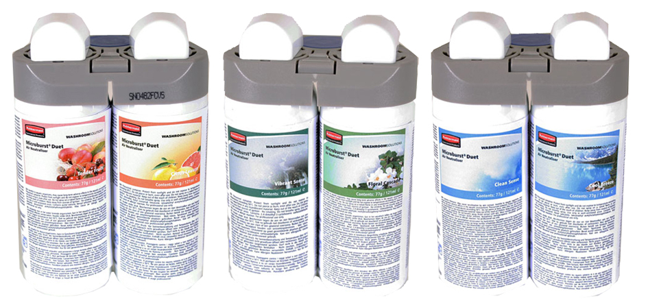 Rubbermaid Désodorisant Microburst Duet 'Clean Sense'