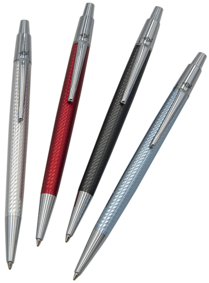 Stylo à bille rétractable ARENZO, couleurs