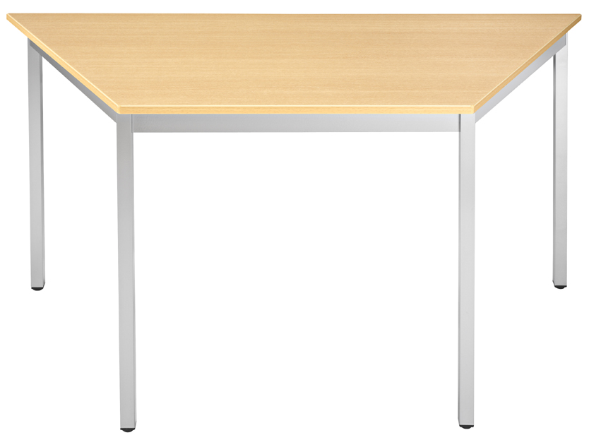Visuel de référence: Table de réunion modulaire, trapezoïdale, hêtre