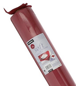 STARPAK Nappe 'soft selection', en rouleau, bordeaux