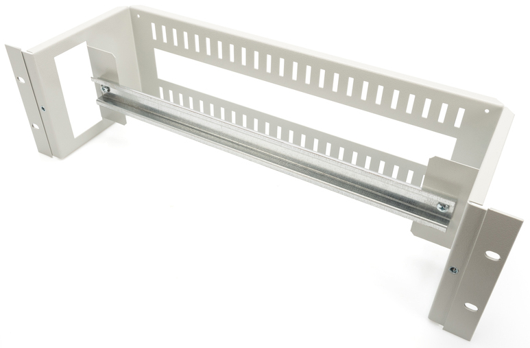 DIGITUS Support de rail DIN 19', avec rail DIN, 3 U