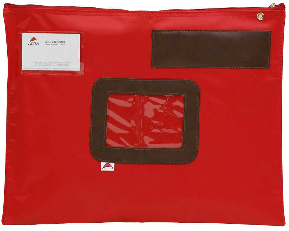 ALBA Sac navette 'POPLAT', polyester, rouge