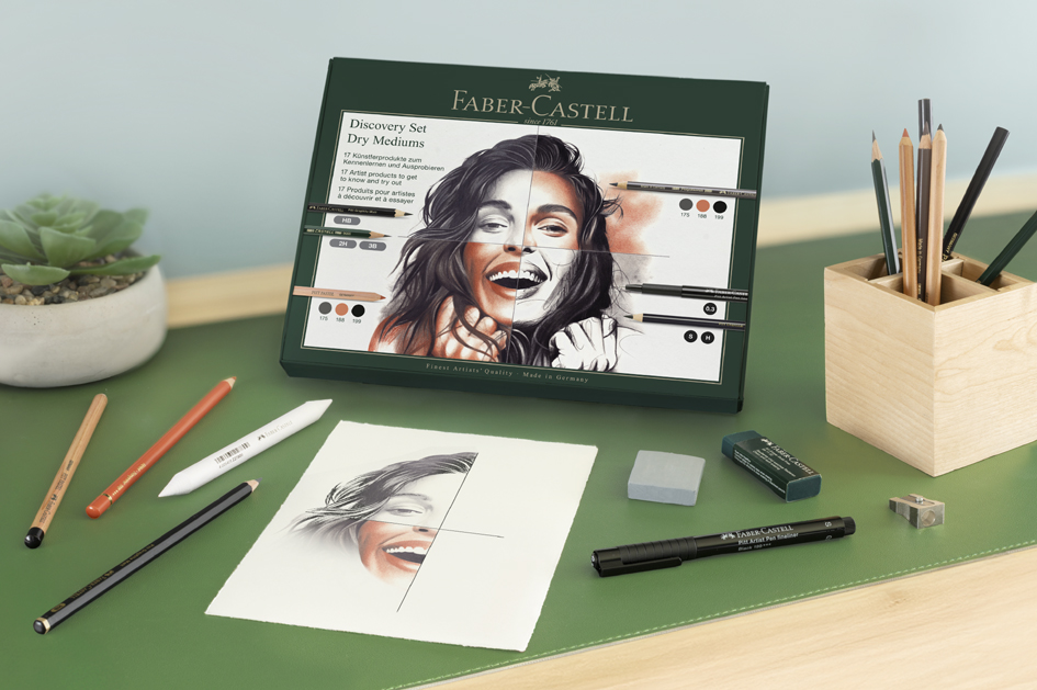 Crayons de papier d'artistes, sets