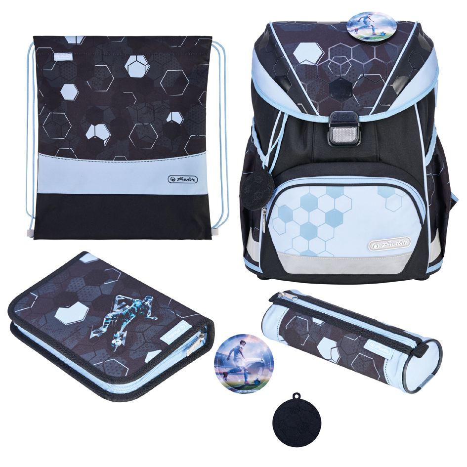 Cartable UltraLight XL Plus "Cyber Soccer" - incl. accessoires
