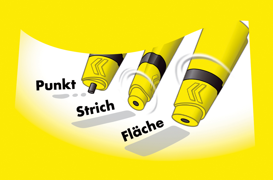 Embout pour collage de surfaces, en point et en ligne