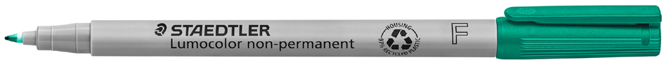 STAEDTLER Marqueur non permanent 316F Lumocolor, vert