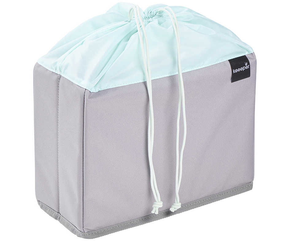 keeeper Panier à fruits & légumes 'nea', gris/bleu d'eau