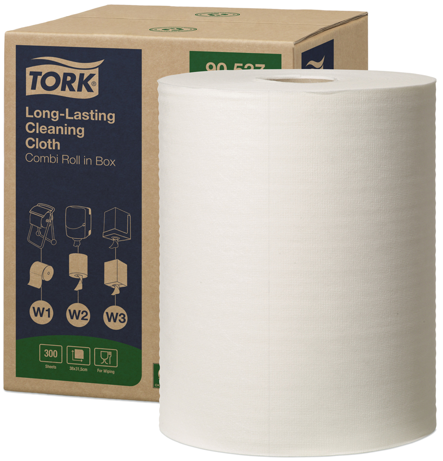 TORK Rouleau nettoyant multi-usage, 1 couche, 114 m, blanc