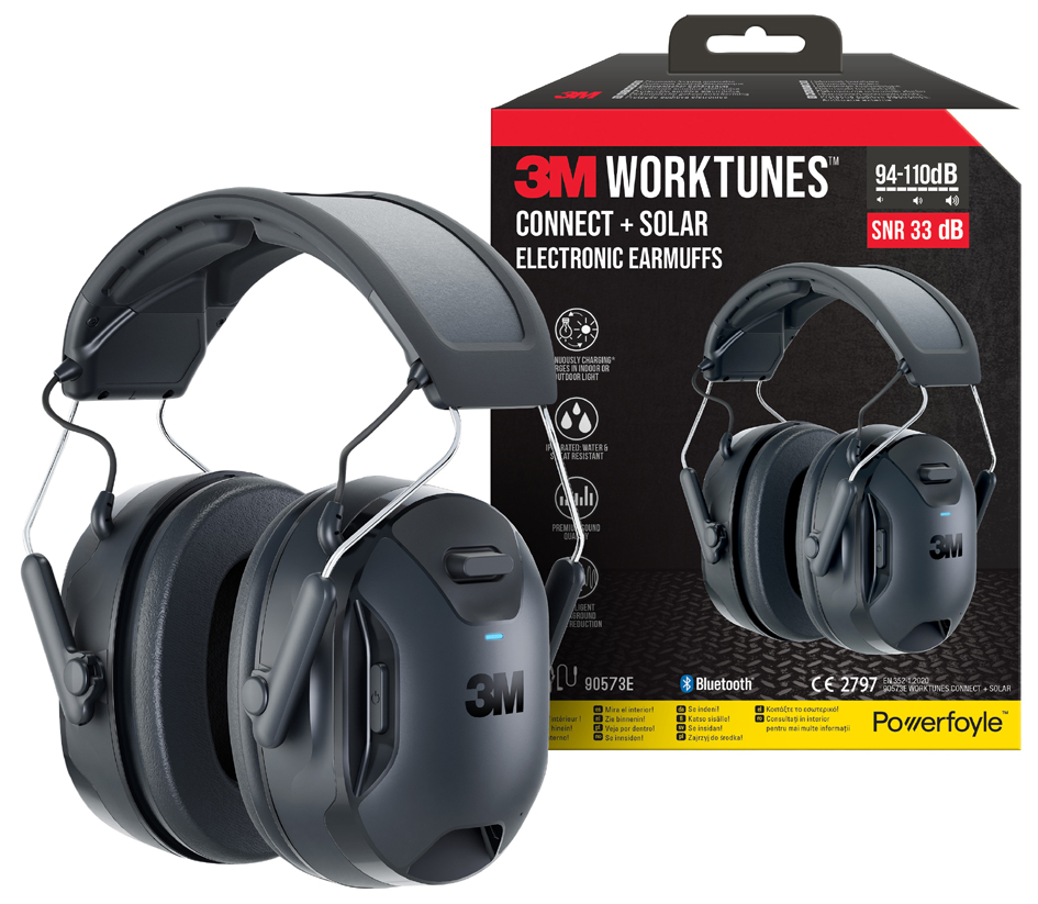 3M WorkTunes Capsule de protection auditive Connect & Solar