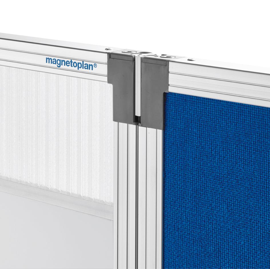 magnetoplan cloison de séparation en acrylique acrylique (l)1.000 x (H)1.800 mm transparent