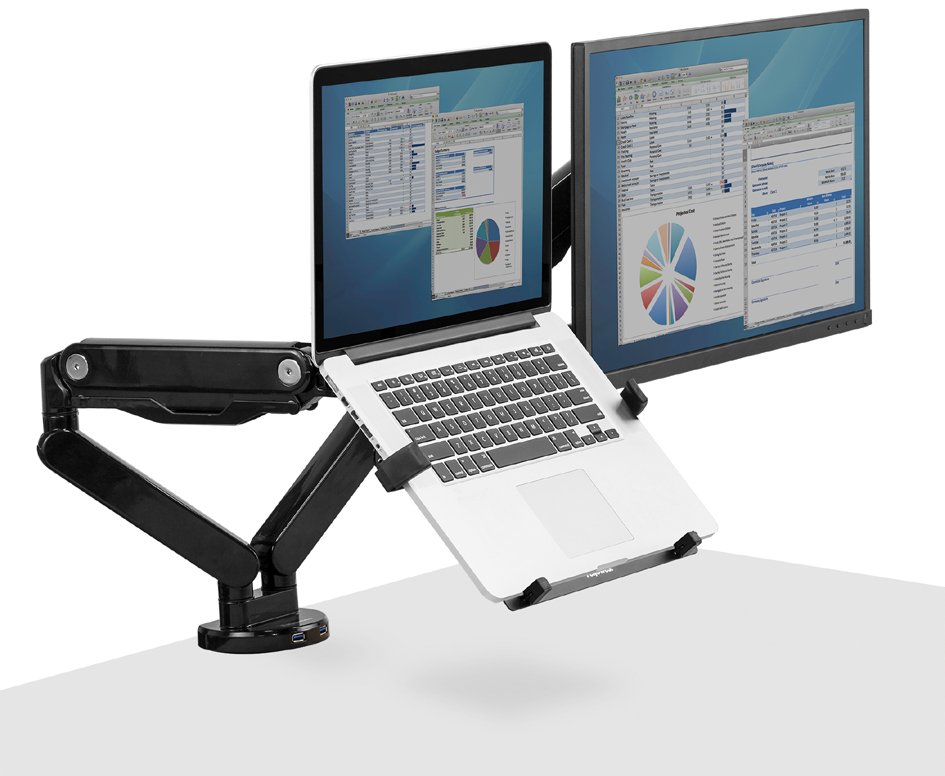 Supports pour PC portable, avec bras