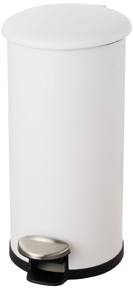 helit Poubelle à pédale 'the zinc', 12 litres, blanc