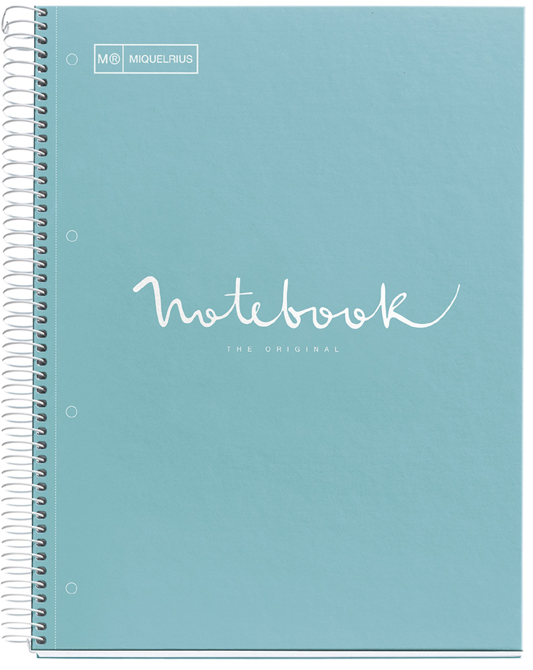 MIQUELRIUS Cahier à spirale 'Notebook EMOTIONS', A4, bleu