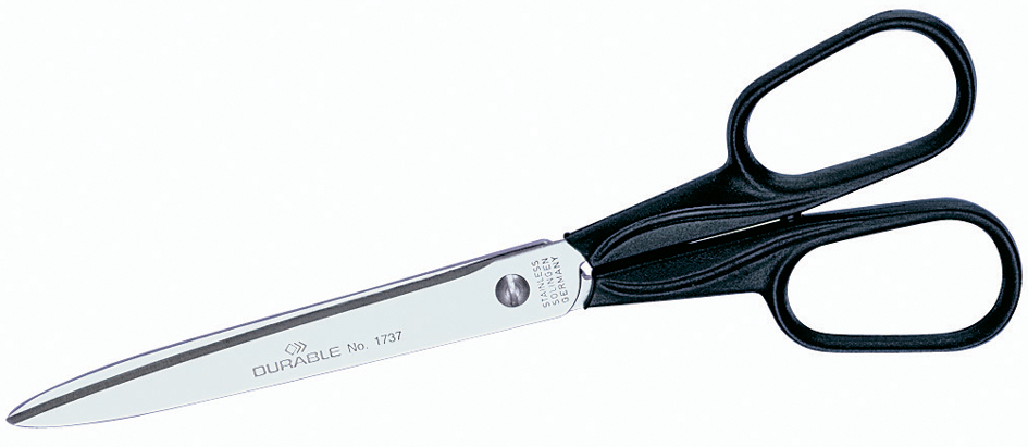 DURABLE Ciseaux de bureau PAPERCUT, longueur: 150 mm, noir
