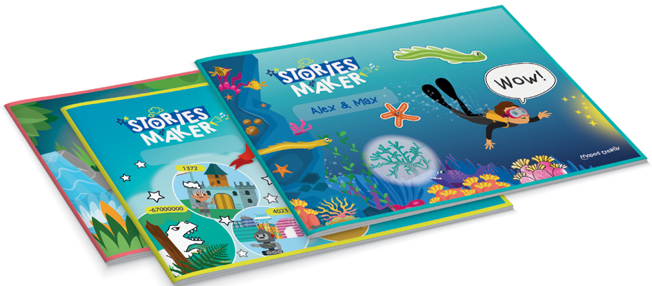 3 livrets interactifs inclus