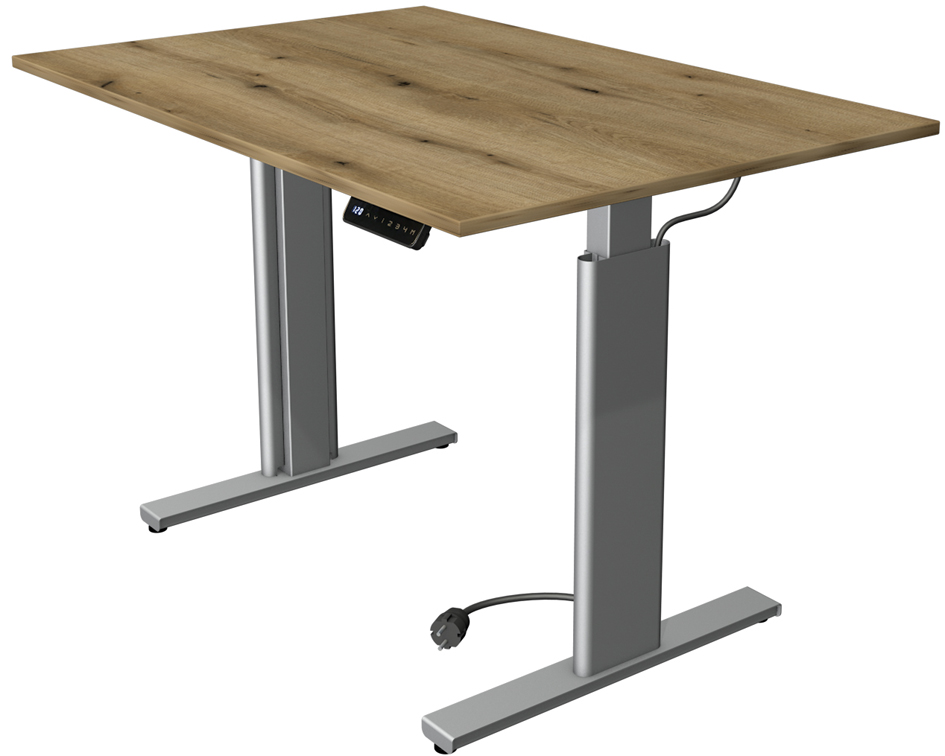 Visuel de référence : Table de bureau assis-debout "Move 3 tube", chêne