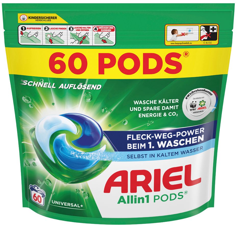 Capsules de lessive, universel