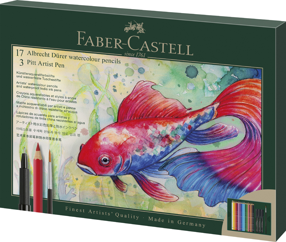 FABER-CASTELL Kit cadeau ALBRECHT DÜRER, 21 pièces