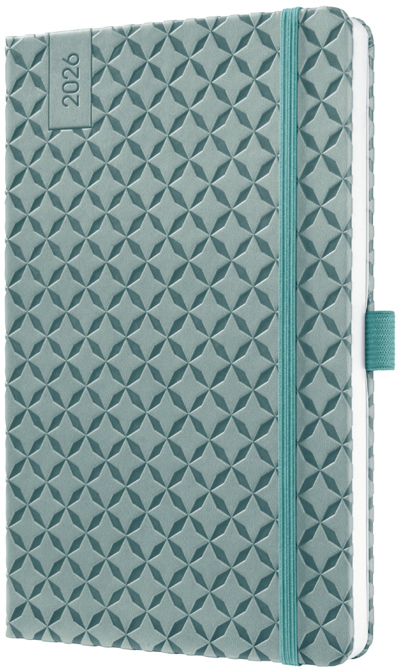 sigel Agenda de poche Jolie Flair 2026, A5, bleu océan