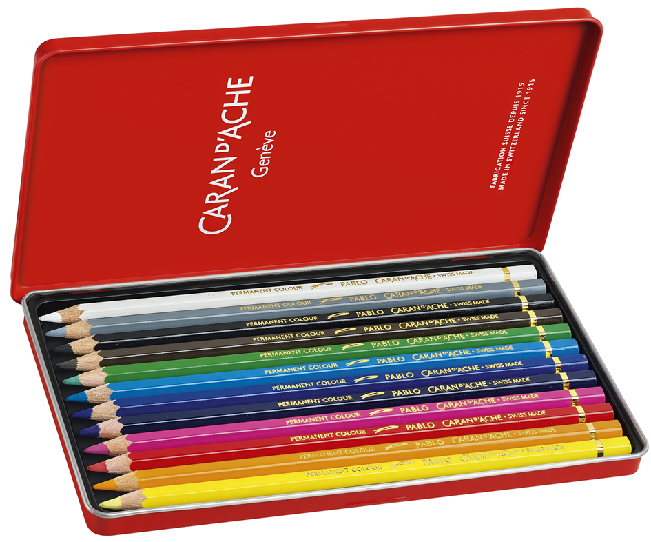 Détail des couleurs de l'étui en métal de 12