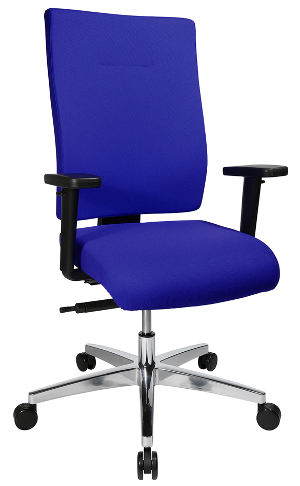 Topstar Chaise de bureau pivotante 'Profi Star 15', bleu