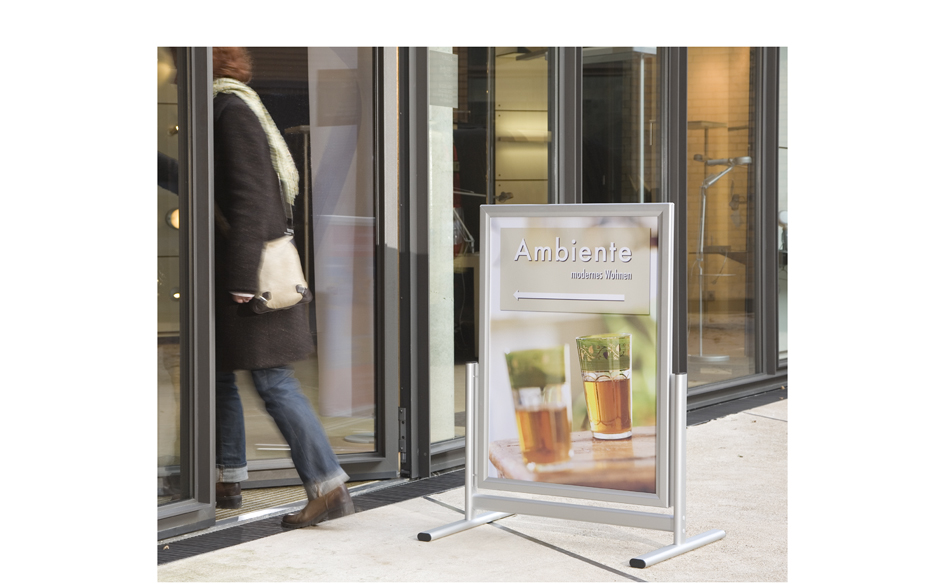 Panneau d'affichage "Outdoor", utilisation