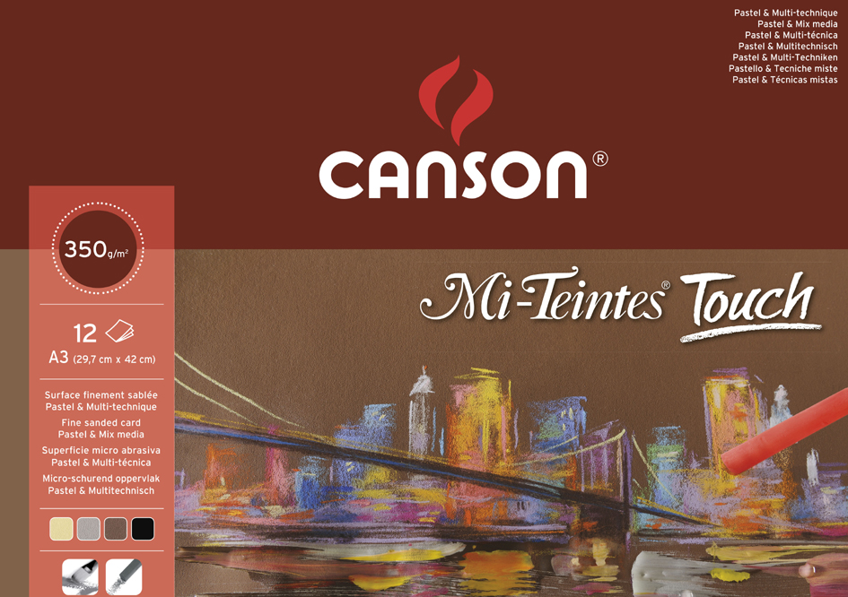 CANSON Bloc de feuilles à dessin 'Mi-Teintes Touch'