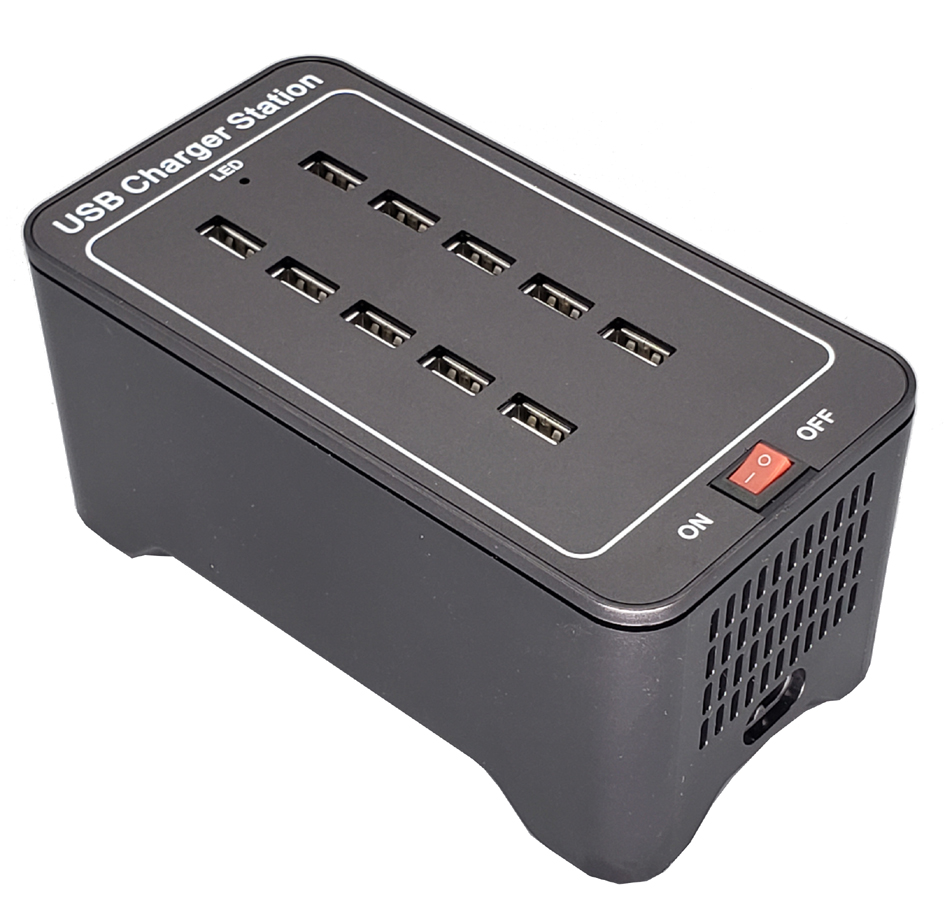Securit Chargeur multiple MULTICHARGER, noir