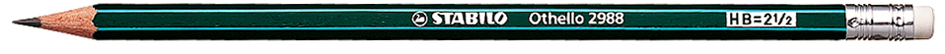 STABILO Crayon graphite Othello avec gomme, dureté: 2B