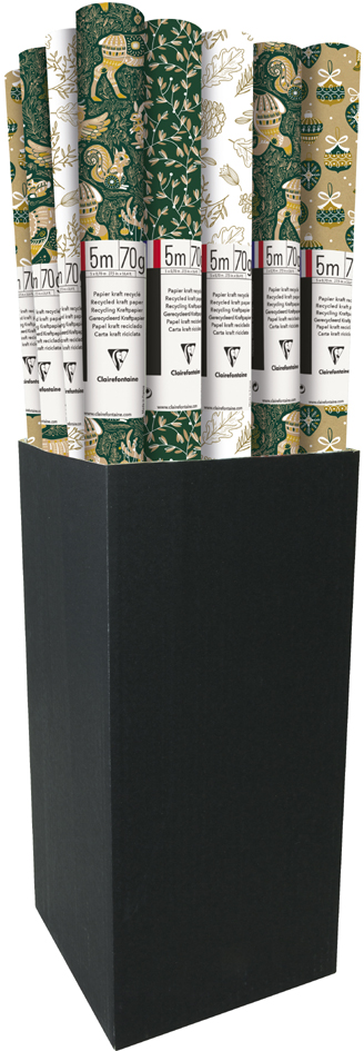 Clairefontaine Papier cadeau de Noël 'Forest'