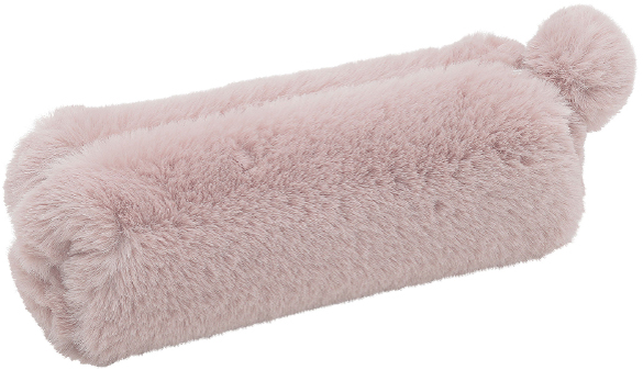 WEDO Trousse 'FLUFFY', en peluche, rose