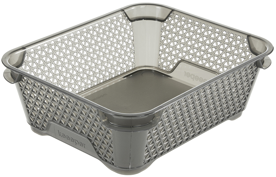 keeeper Corbeille de rangement 'mirko', A6, crystal-grey