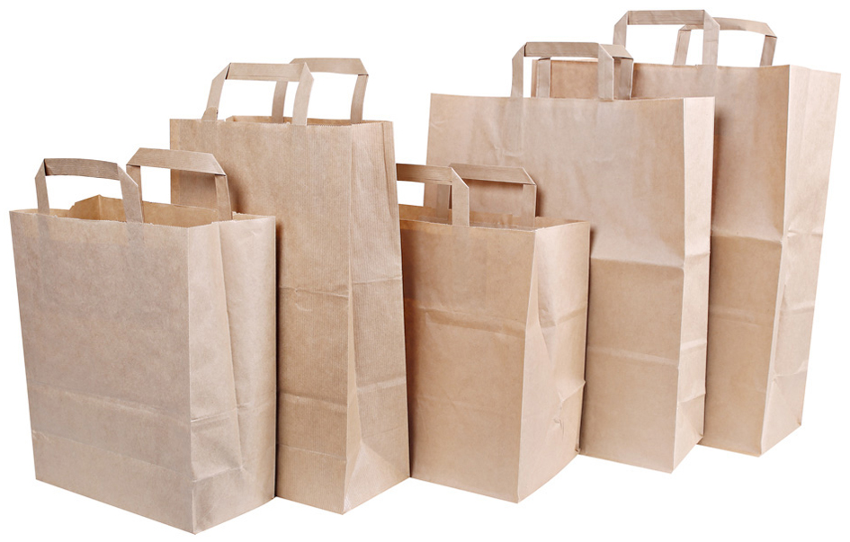 NATURE Star Sac en papier Strong, 320 x 120 x 400 mm, brun