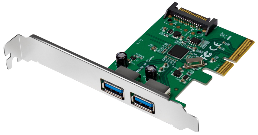 CCarte PCI Express USB 3.1, 2 ports