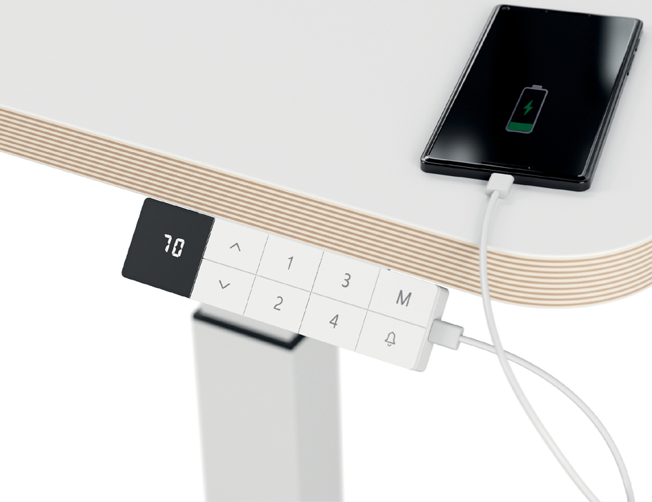 Visuel de référence : montre l'écran avec les connexions USB