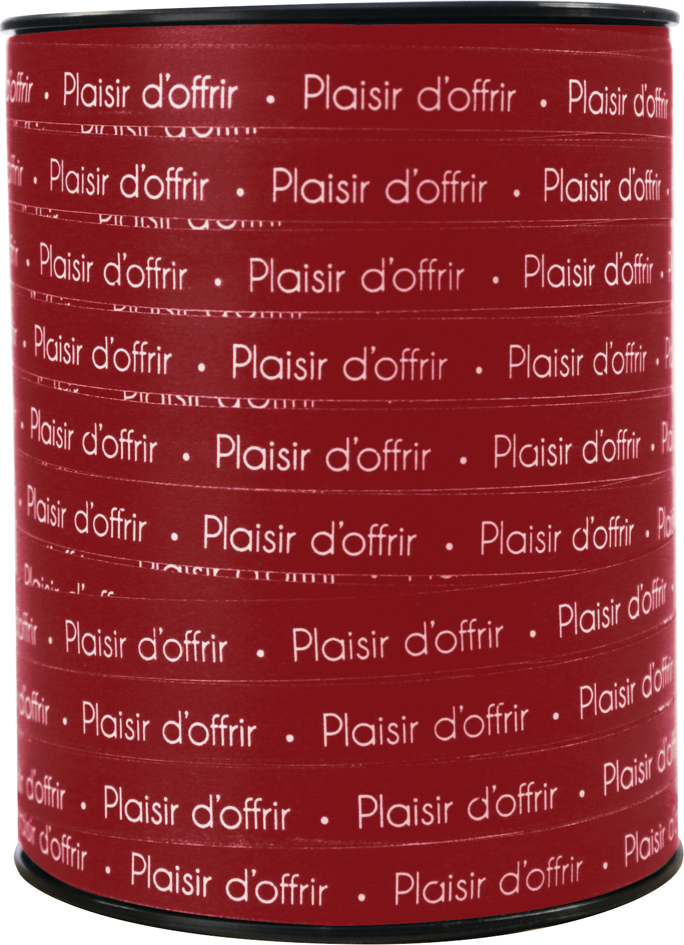 Clairefontaine Bolduc sur bobine 'Plaisir d'offrir', rouge