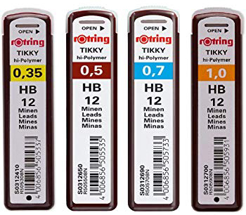 rotring Mines pour porte-mines retractable Tikky 0,5 mm