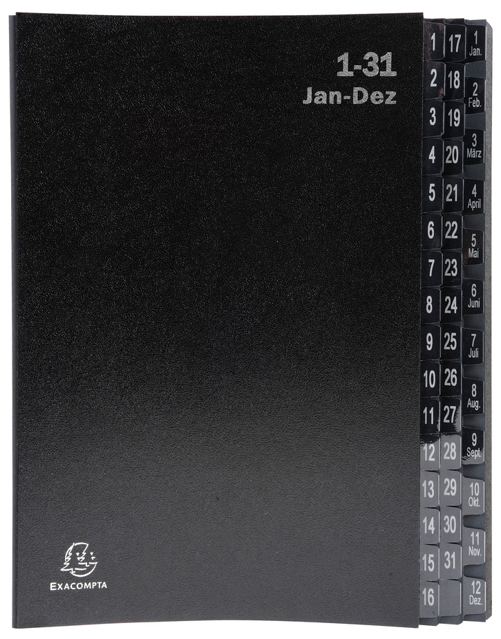 Trieur 1-12 / 1-31, noir