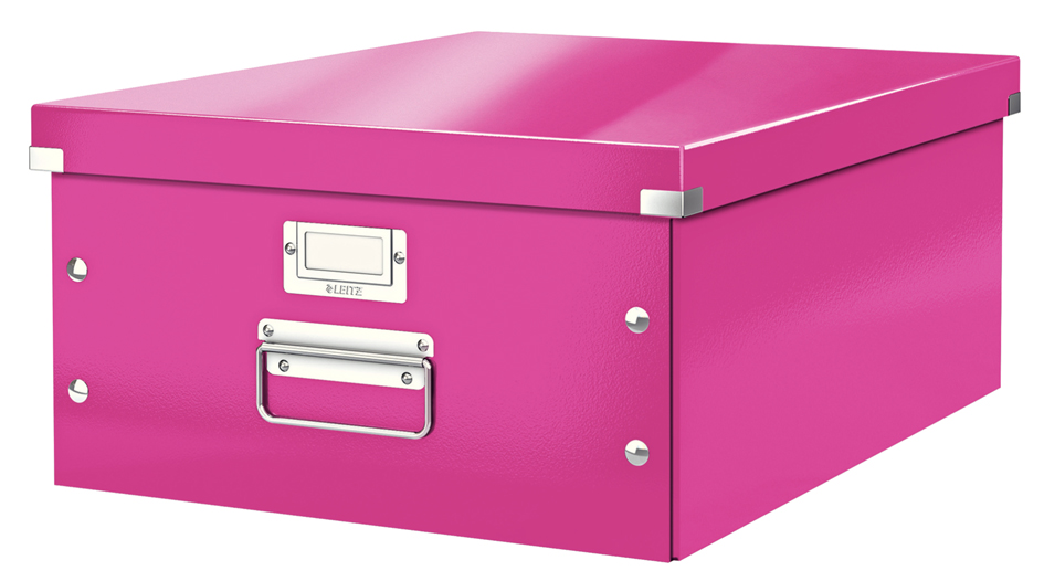LEITZ Boîte de rangement Click & Store WOW, A3, rose