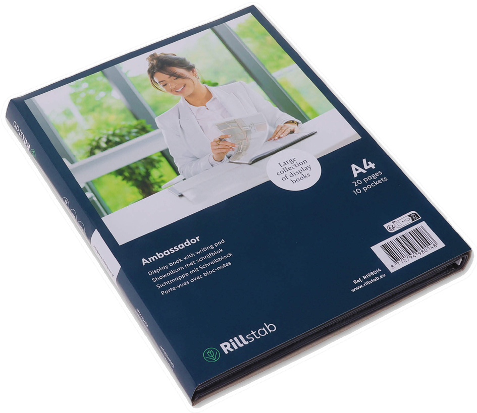 rillstab Protège-documents 'Ambassadeur', 10 pochettes, noir
