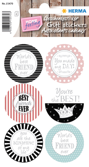 Stickers cadeaux