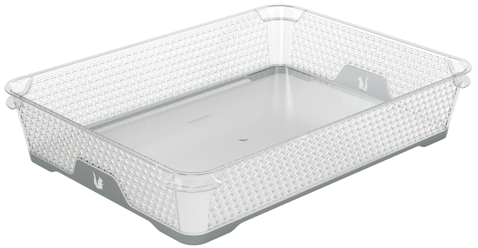 keeeper Corbeille de rangement 'jonas', A5, PP, nordic-grey