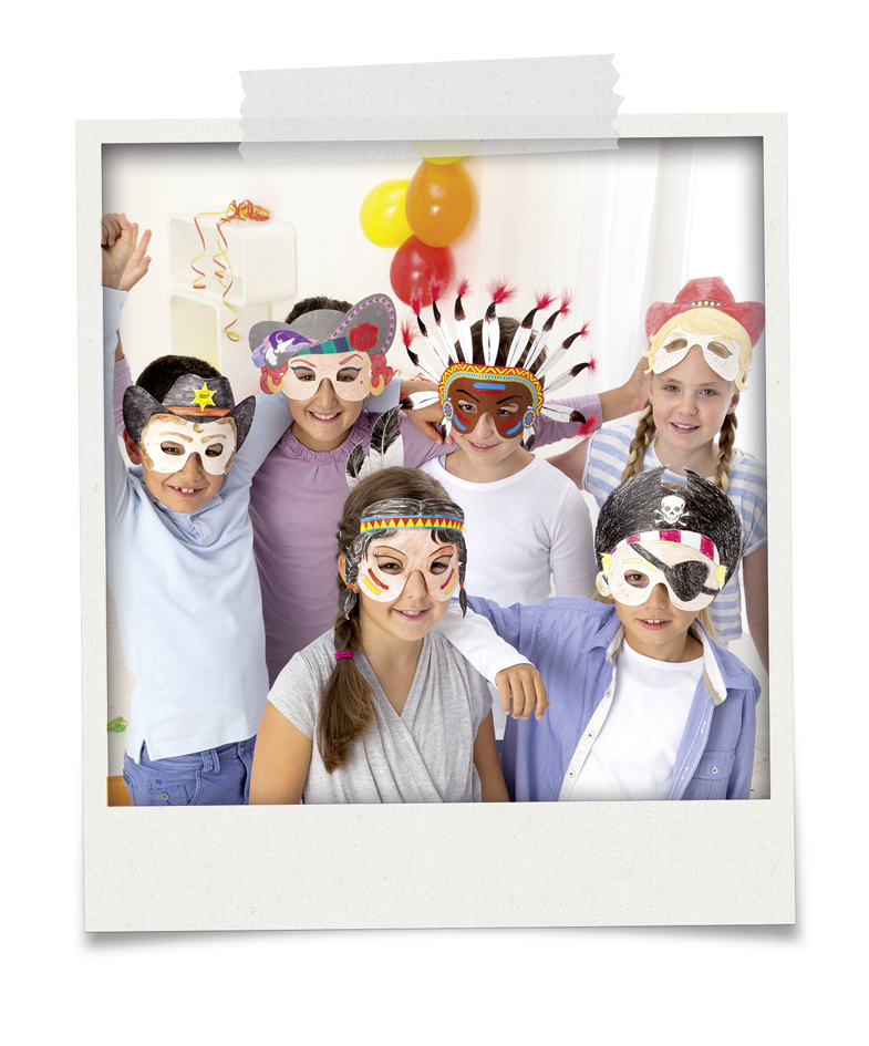 Masques à décorer