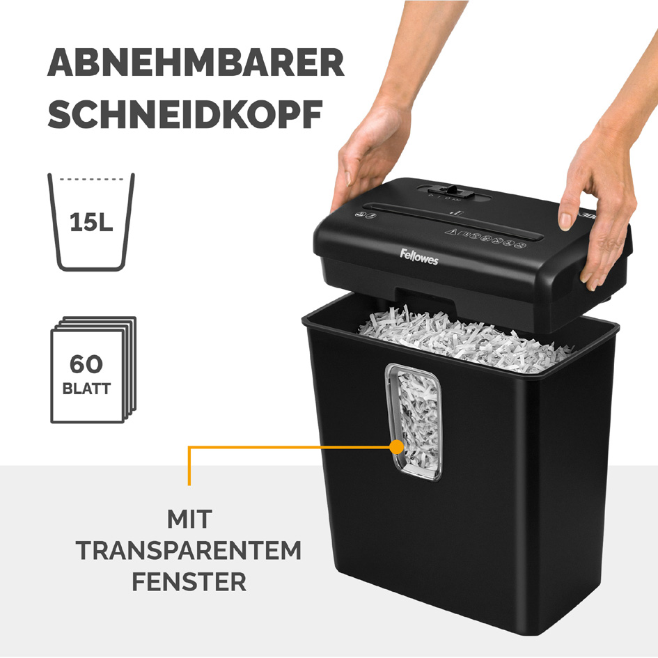 Visuel de référence : tête de coupe amovible avec fenêtre transparente
